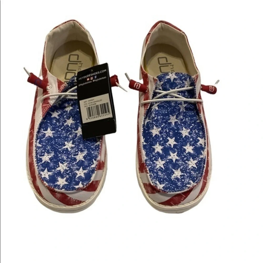 Hey Dudes Wendy Star Spangled Women’s Size 10‎